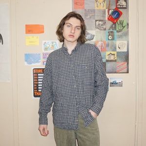 vintage Wrangler RuggedWear checkered flannel